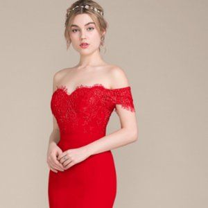 Red Gown- Size 14